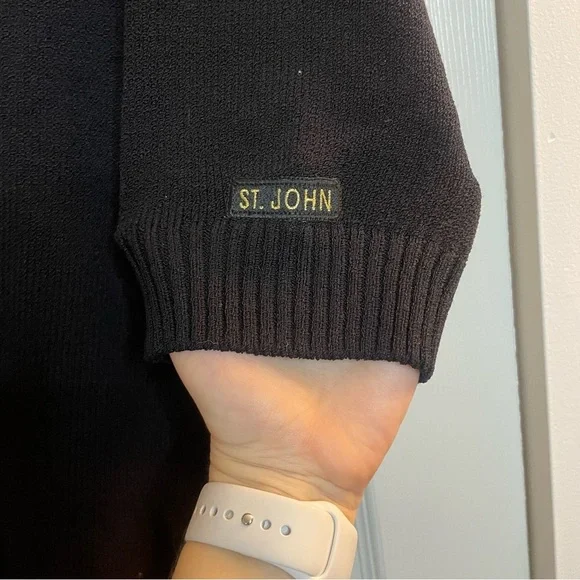 St. John Sport Wool Blend Top Large - Picture 2 of 6